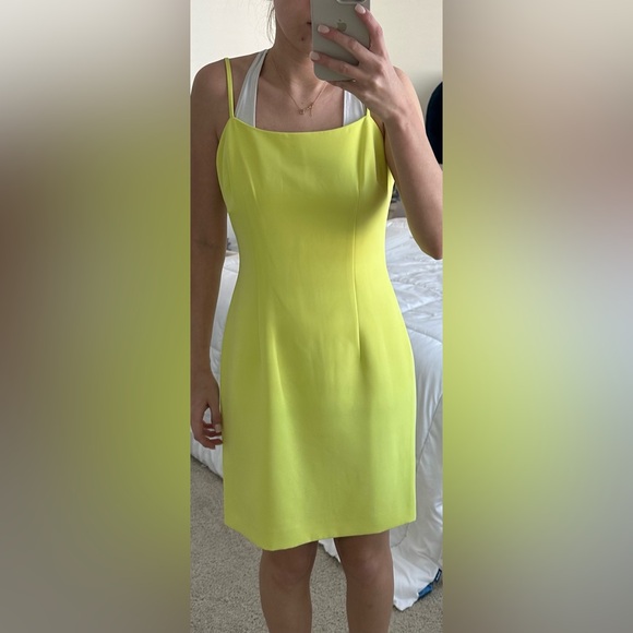 NWT - Milly Cady Slip Dress - Size 2 - Limeade - Picture 7 of 7